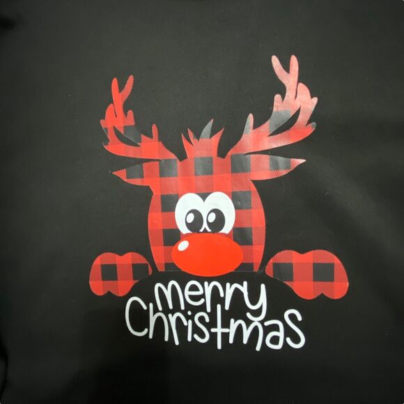 Women Christmas Pullover Loose Fit Long Sleeve Sweatshirt  Fleece Small - Picture 2 of 8